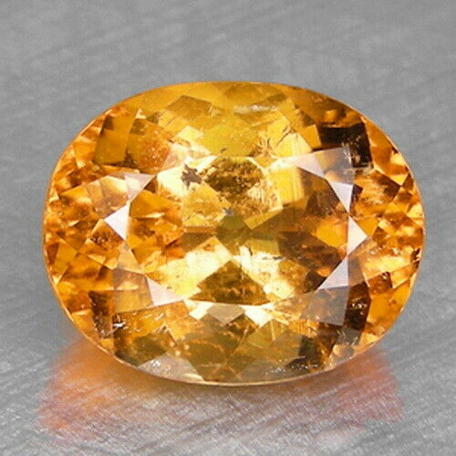 5.65cts Oval Golden Champagne Cambodia Natural Zircon Loose Genuine Gemstones
