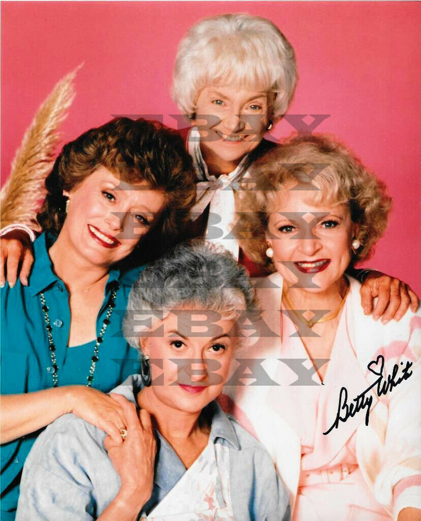 Betty White Autographed Signed 8x10 Photo Reprint