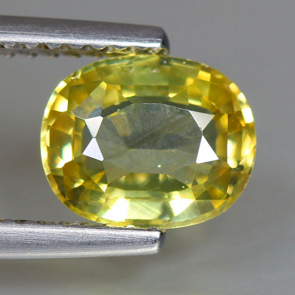 2.27 Cts_outstanding Diamond Lustrous_100 % Natural Unheated Yellow Zircon