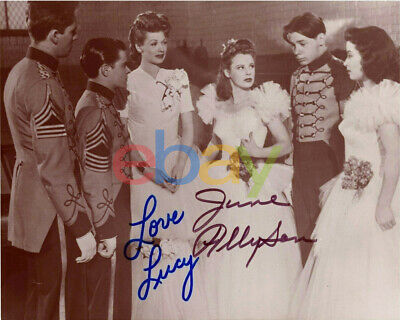 Lucille Ball & June Allyson Autographed 8x10 Signed Photo Reprint