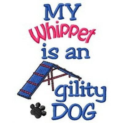 My Whippet Is An Agility Dog Fleece Jacket - Dc1834l Size S - Xxl