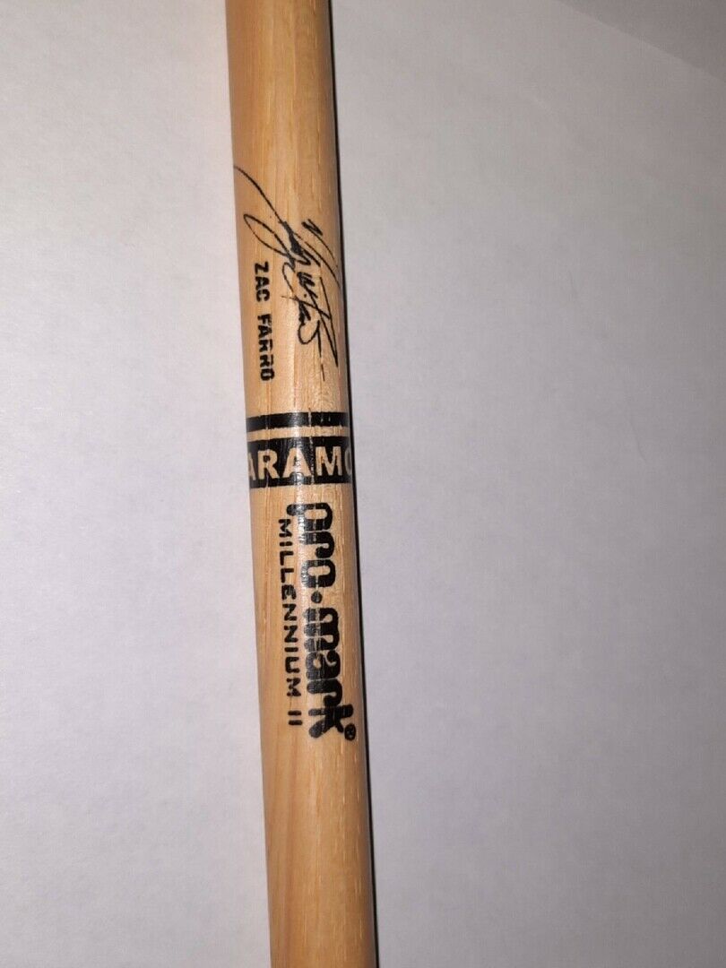 Paramore Zac Farro Tour Drumstick Rare