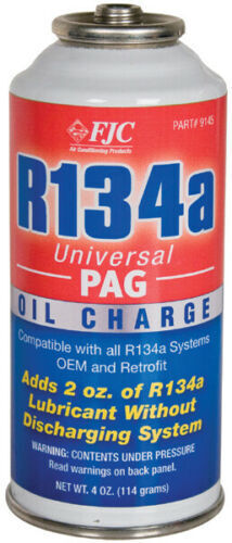 Fjc R134a Universal Pag Oil Charge 9145, 4 Ounce/114 Grams Can