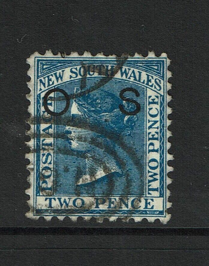 New South Wales Sg# O3d Used / Wmk Sm Crown / P11x12 / Lt Horiz. Crease - S6462