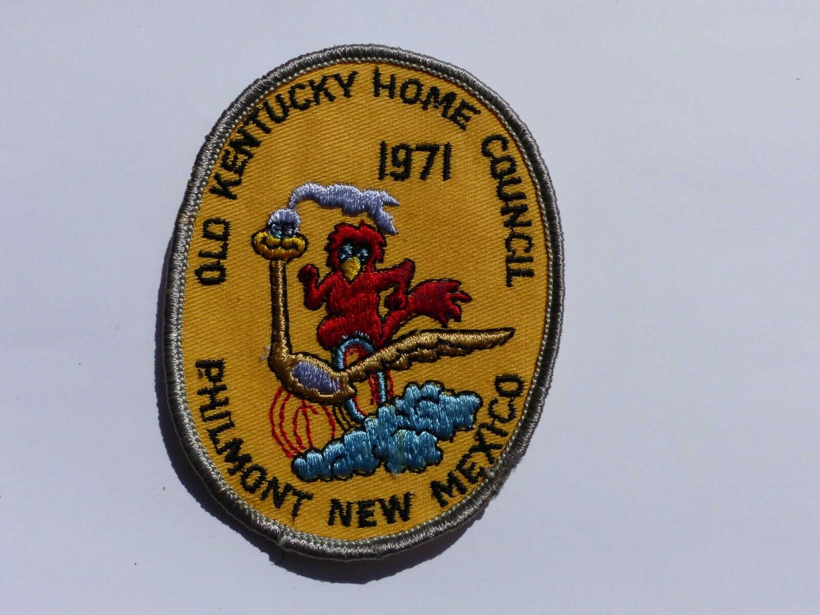 Used 1971 Philmont Scout Ranch Old Kentucky Home Council Boy Scout Bsa Patch