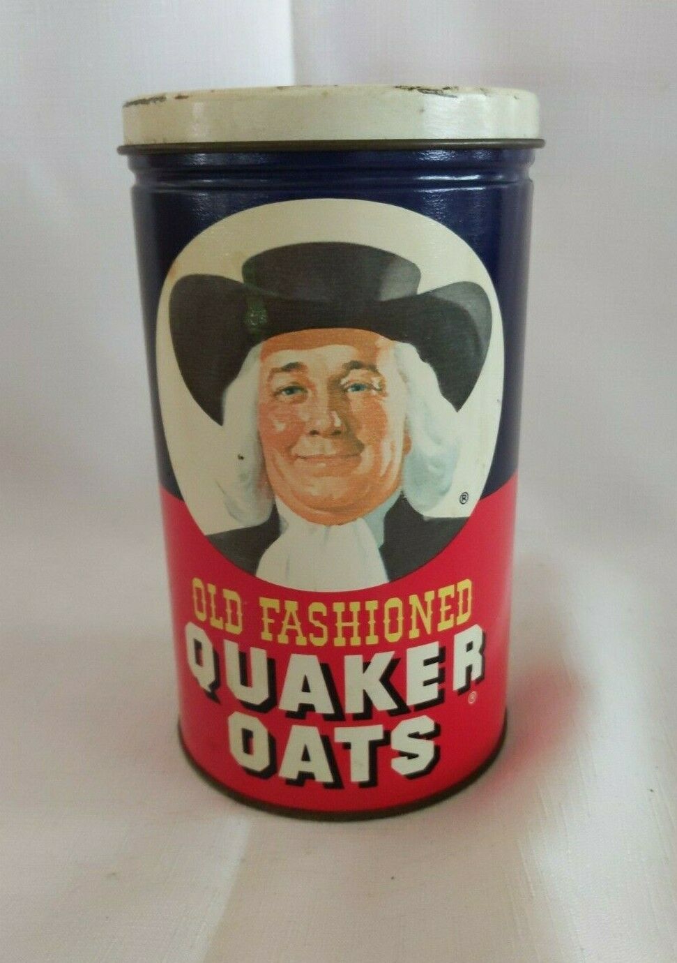 Old Fashioned Quaker Oats 1982 Canister
