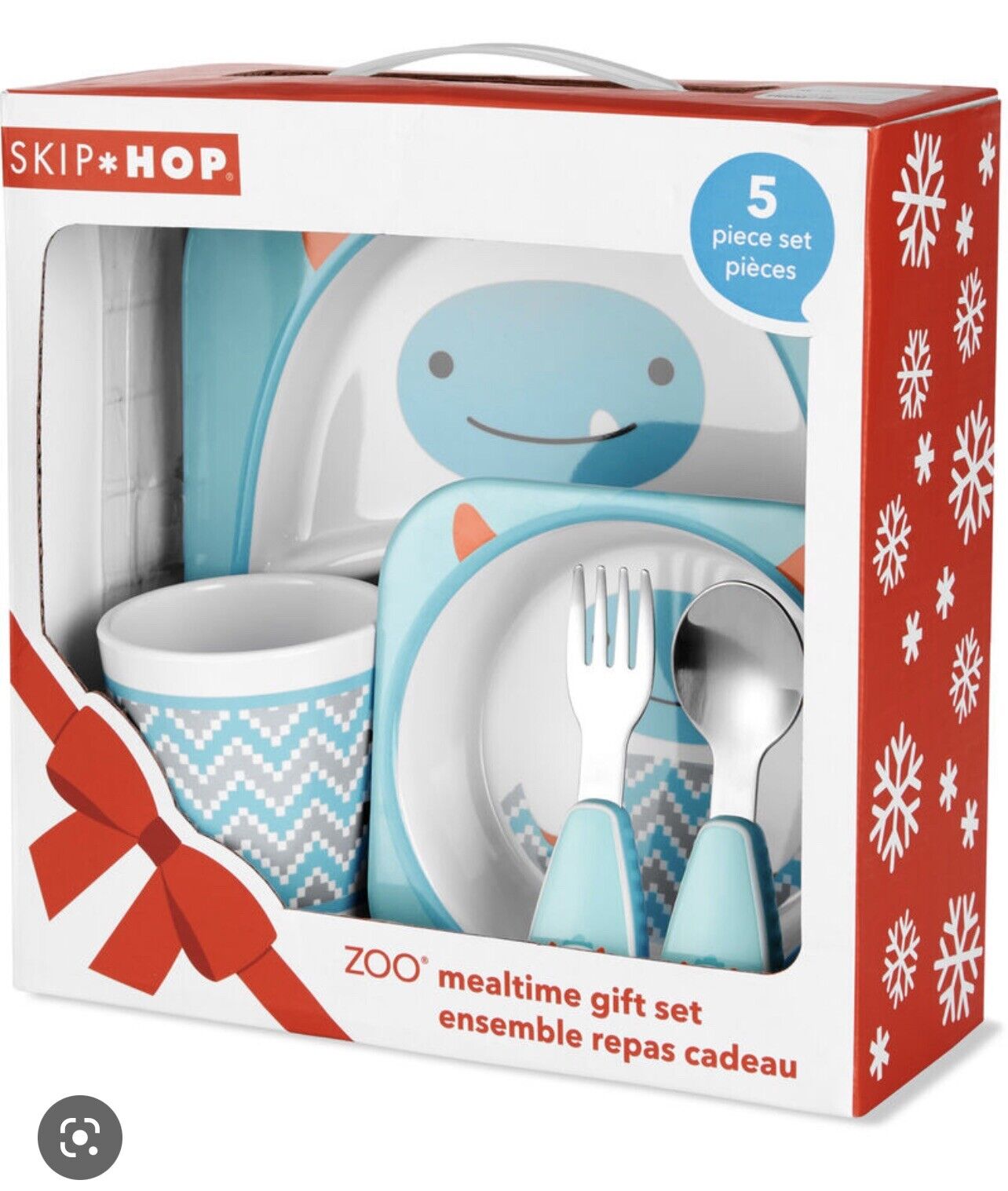 Skip Hop Mealtime 5 Piece Gift Set Winter Yeti New 🔥🔥