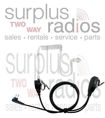 2 Wire Headset For Motorola Radios Cls1410 Cls1110 Bpr40 Rdv2020 Rdu2020 Rdu2080