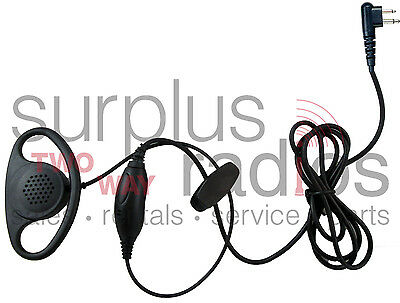 New D Ring Ptt Headset For Motorola Radios Cls1110 Cls1410 Rdu2020 Bpr40 Rdu2020
