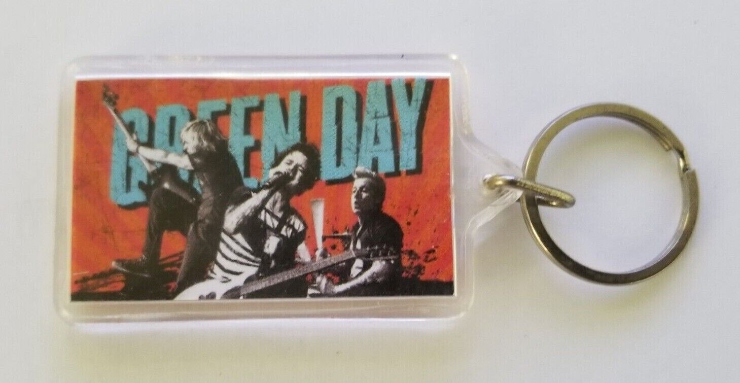 Green Day 99 Revolutions Tour Double Sided Plastic Keychain