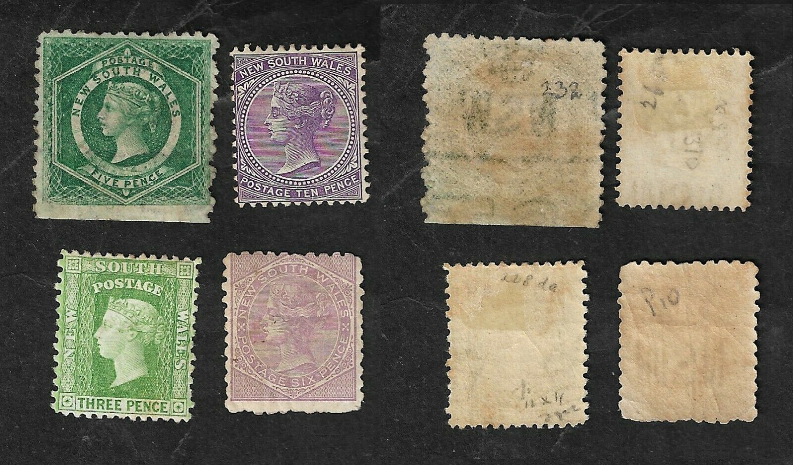 Nsw Early Issues X 4 Mint