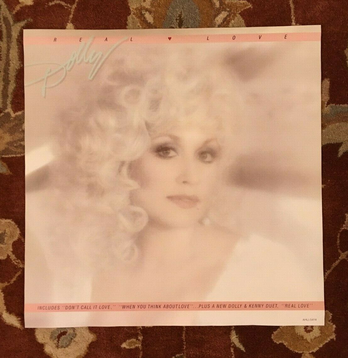 Dolly Parton  Real Love  Rare Original Promotional Poster