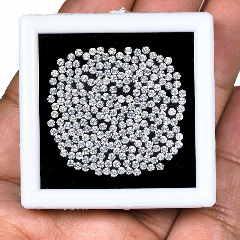 Vvs 100 Pcs Natural Zircon 2mm Round Cut Aaa Grade Shimmering Loose Gemstones