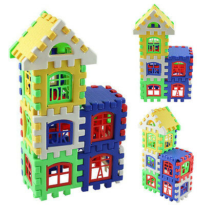 24pcs Kids Child House Building Blocks Baby Construction Developmental Toys Gift