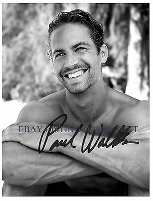 Paul Walker Signed Autograph 8x10 Rpt Photo The Fast And Furious Great Smile