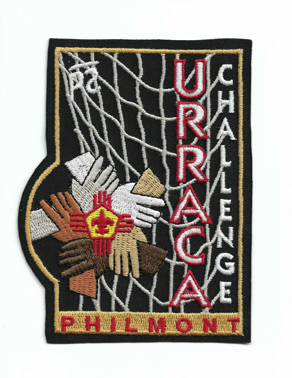 Philmont Scout Ranch * Urraca Camp Patch # 1  * 3 1/4 Inch By 4 1/4 Inch
