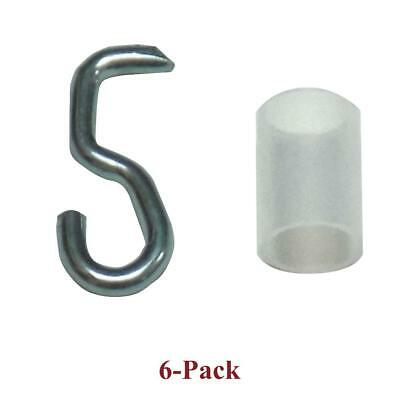 Original Oem Levolor Mini Blind Hook Wire & Collar Sleeve For Tilt Wand 6-pack